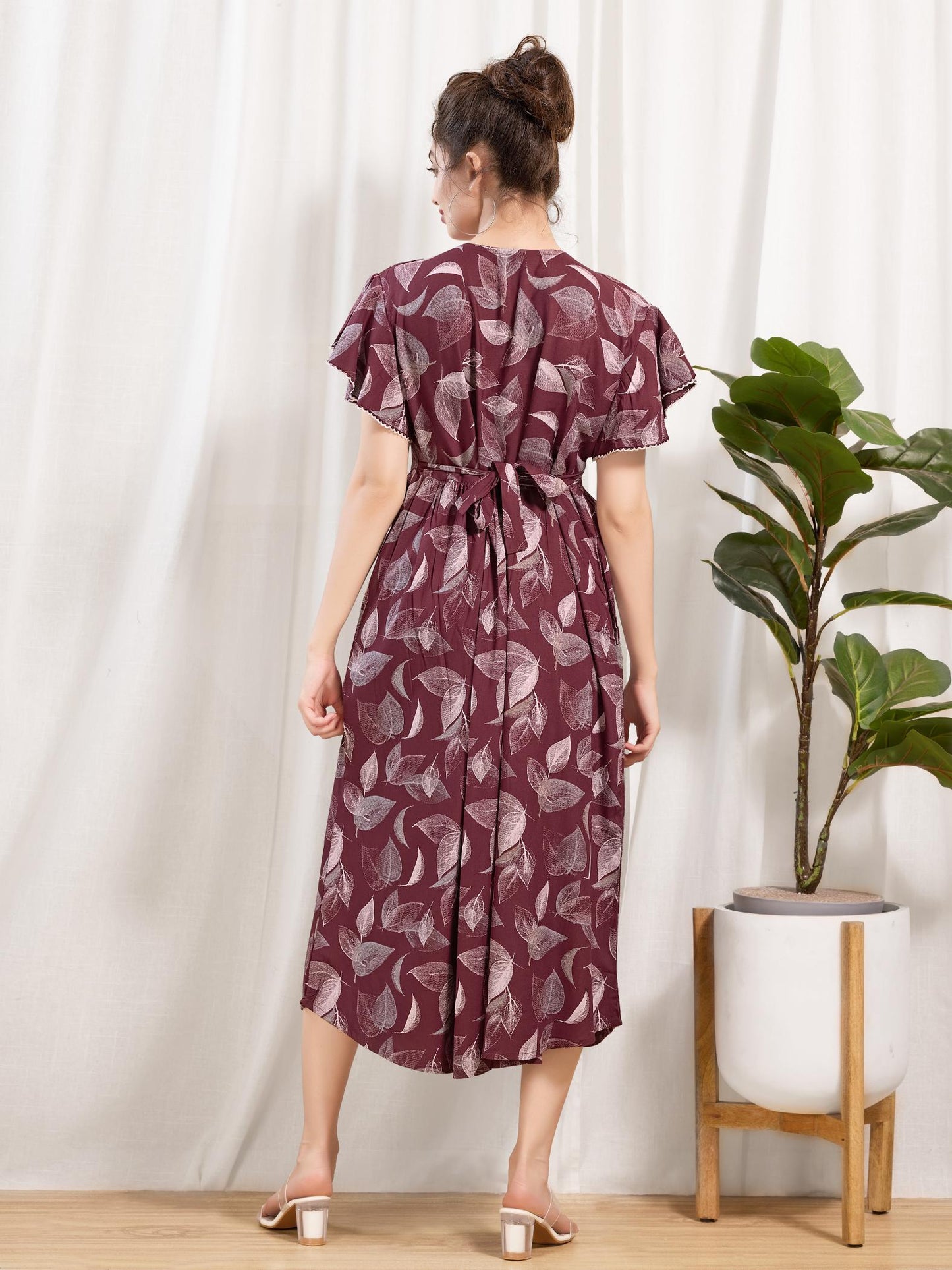 Maternity Nighty Rayon Fabric