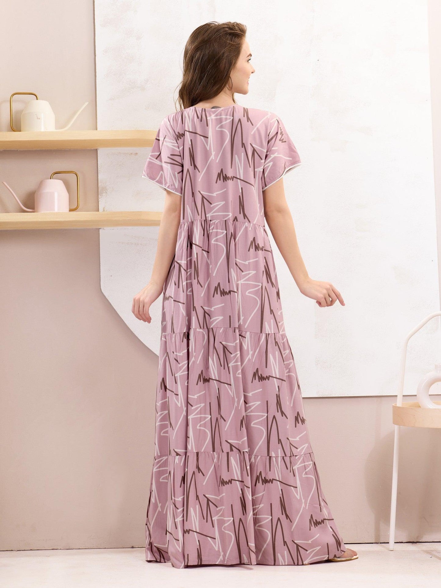 Rayon Flare Nighty – Your New Favorite Sleepwear - floramour.in