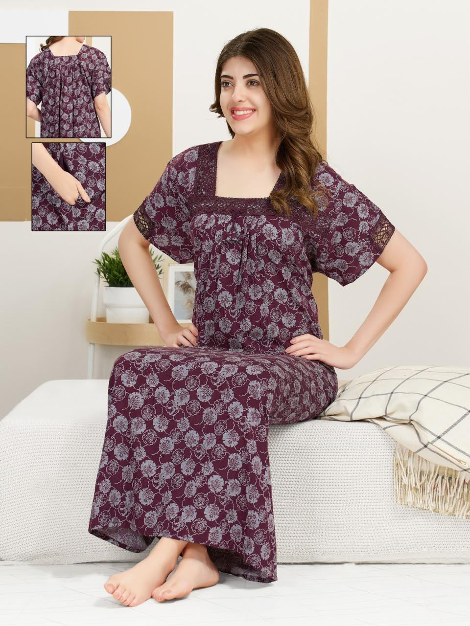 Affordable Crush Nighty for Women – Best Quality Sleepwear