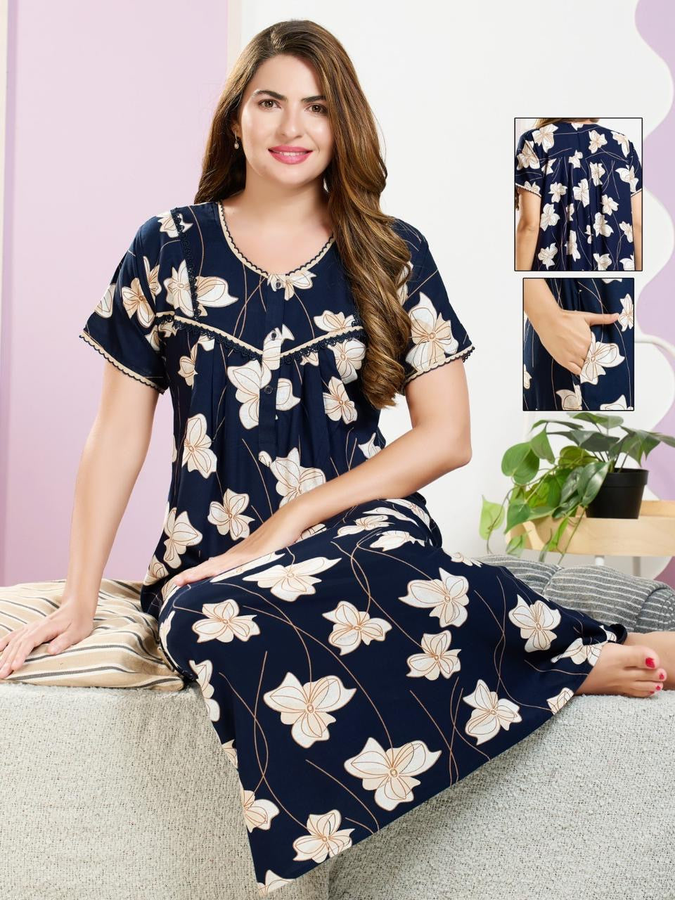 Big Size Casual Nighty