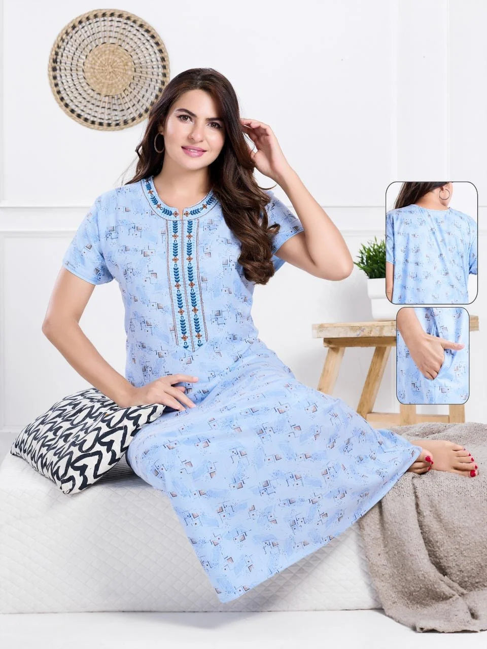 Alpine Alien Printed Nighty