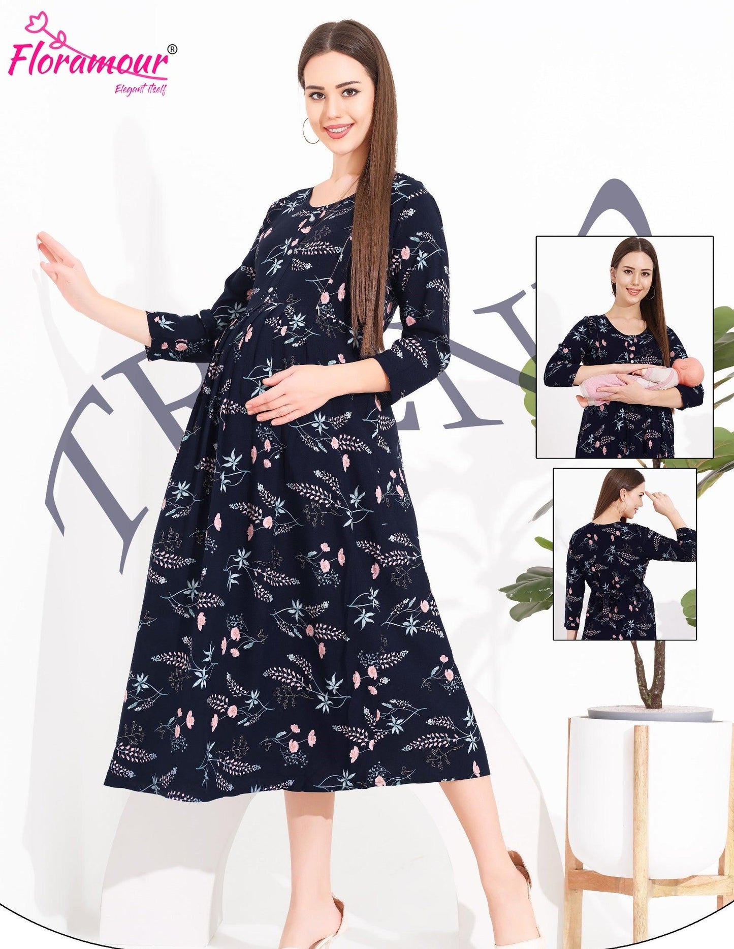 Premium Rayon Maternity Feeding Shorts - floramour.in