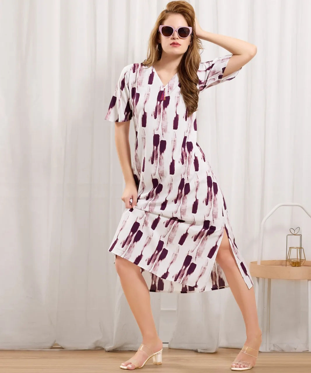 Rayon Short Lounge Nighty