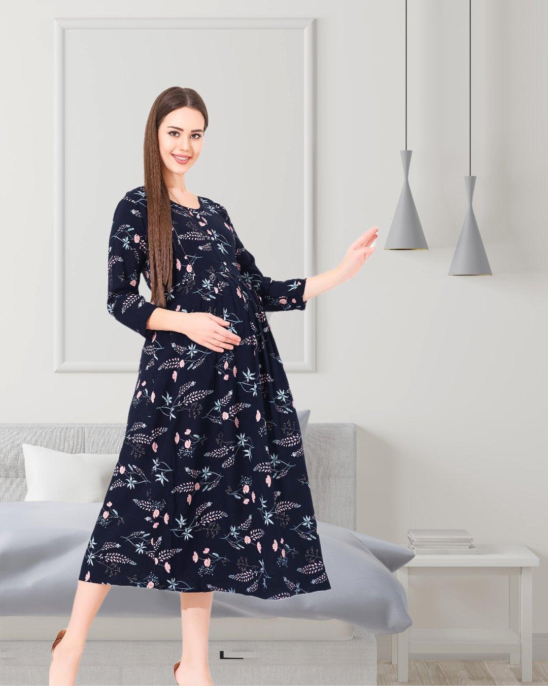 Rayon Maternity Shorts - floramour.in