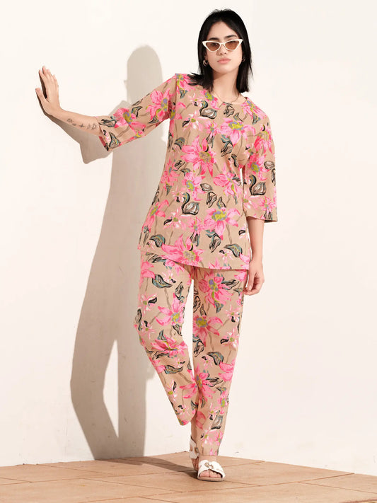 Rayon Co-ord Set for Women