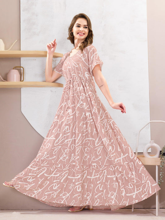 Rayon Flare Nighty – Sleep in Ultimate Softness & Luxury - floramour.in