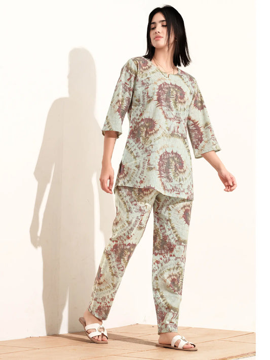 Casual Rayon Co-ord Set