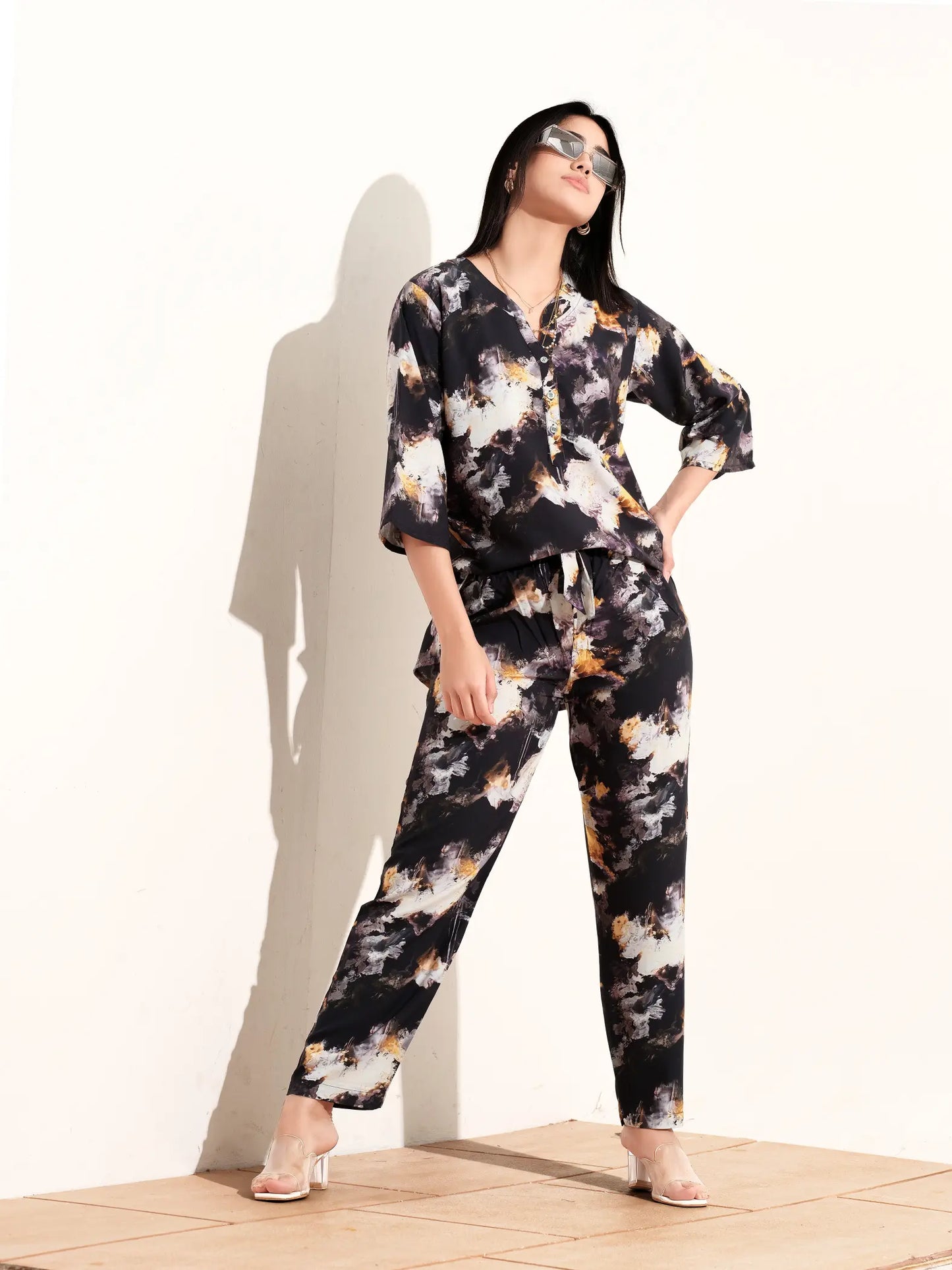 Rayon Two-Piece Set