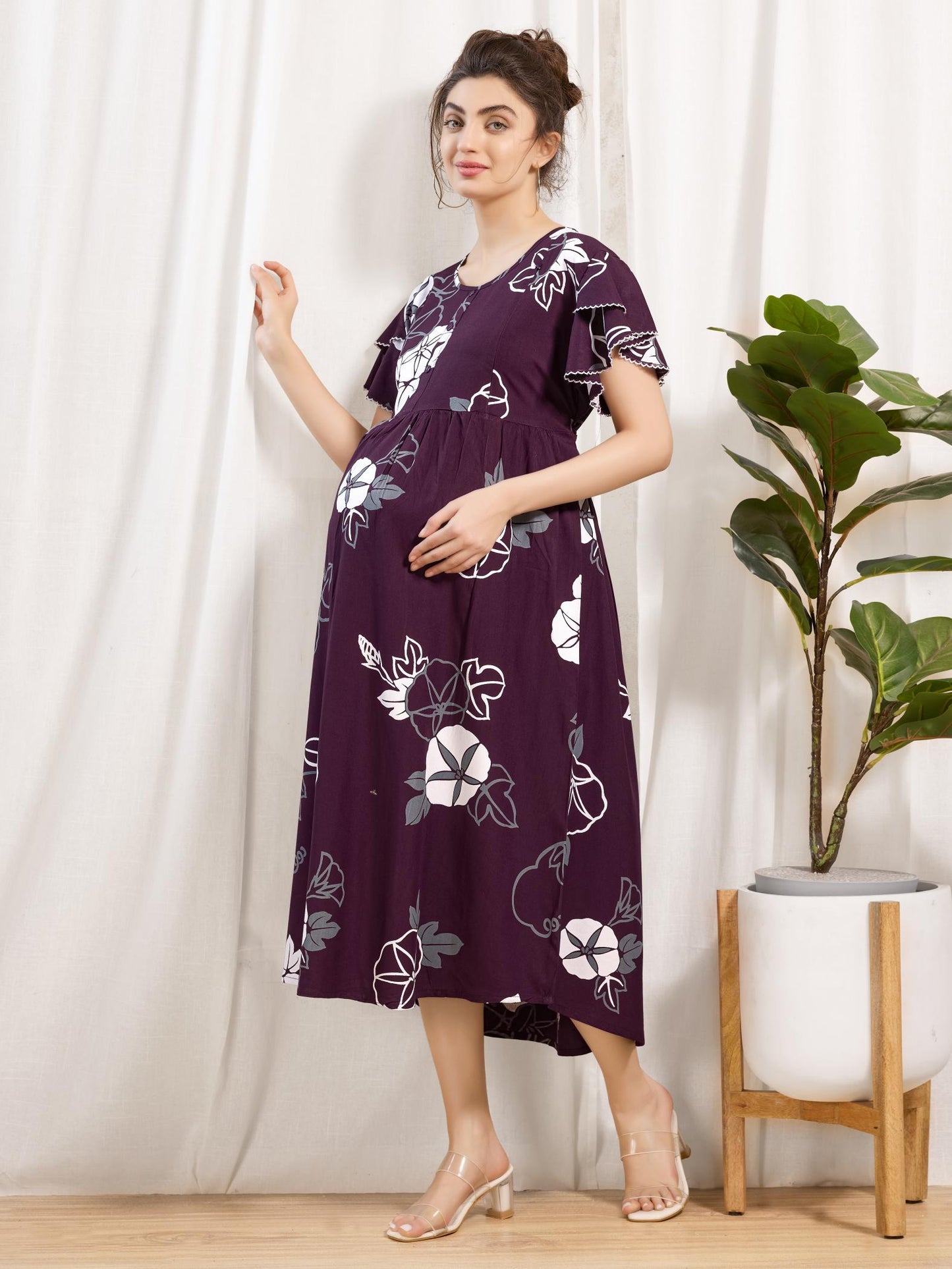 Rayon Maternity Nighty