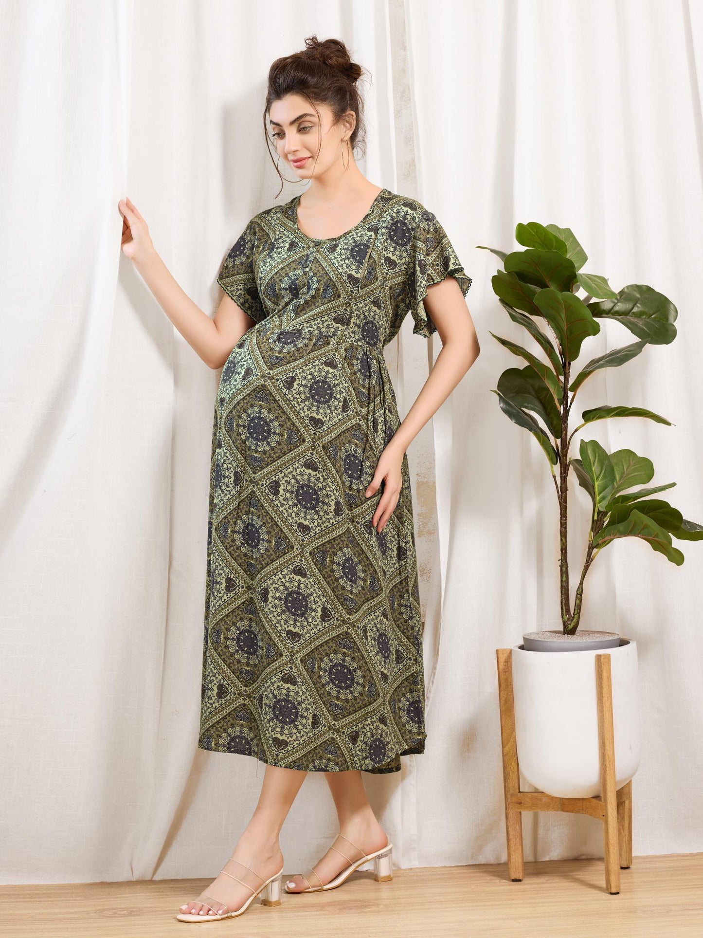 Buy Rayon Maternity Nighty Online