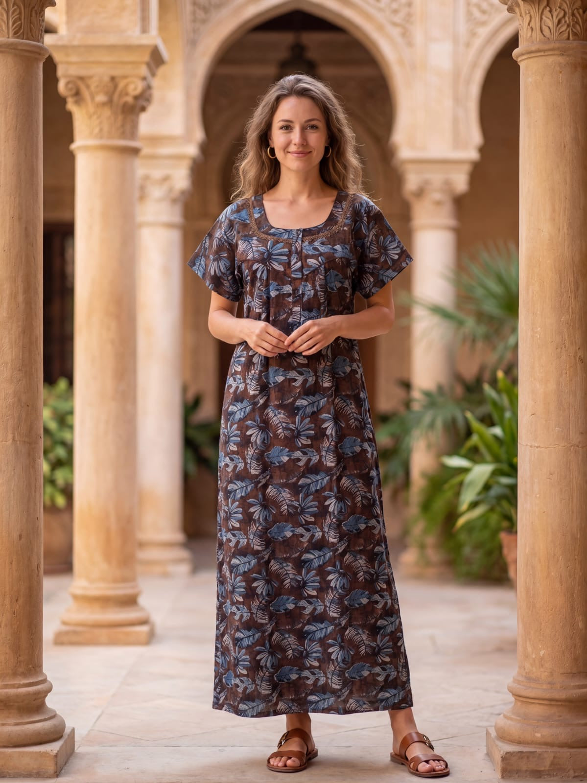 Comfortable Cotton Nighty for Women – Everyday Home Wear