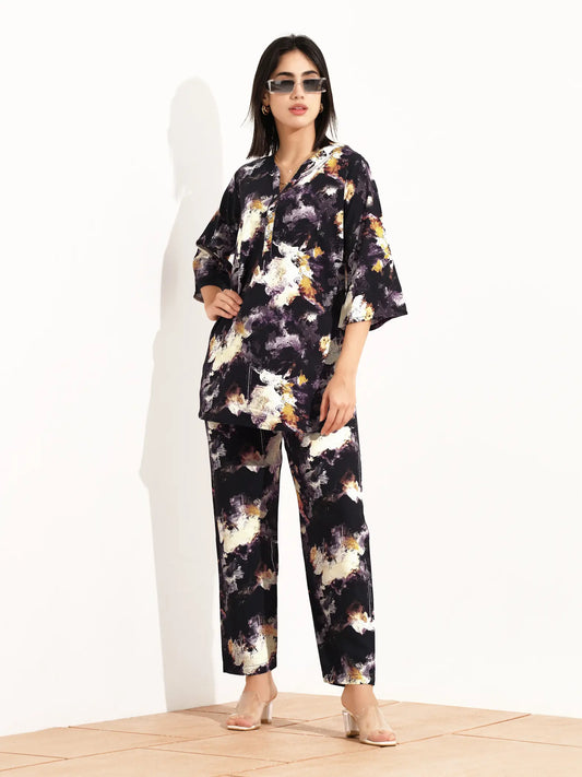 Rayon Two-Piece Set