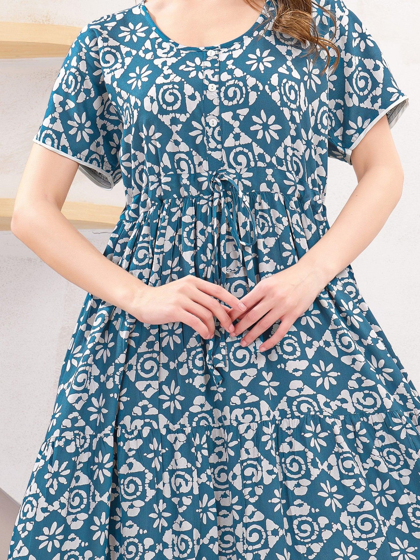 Rayon Flare Nighty – A Must-Have for Your Nightwear Collection - floramour.in