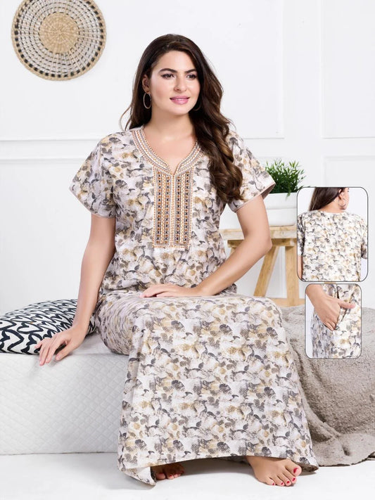 Alpine Alien Printed Nighty