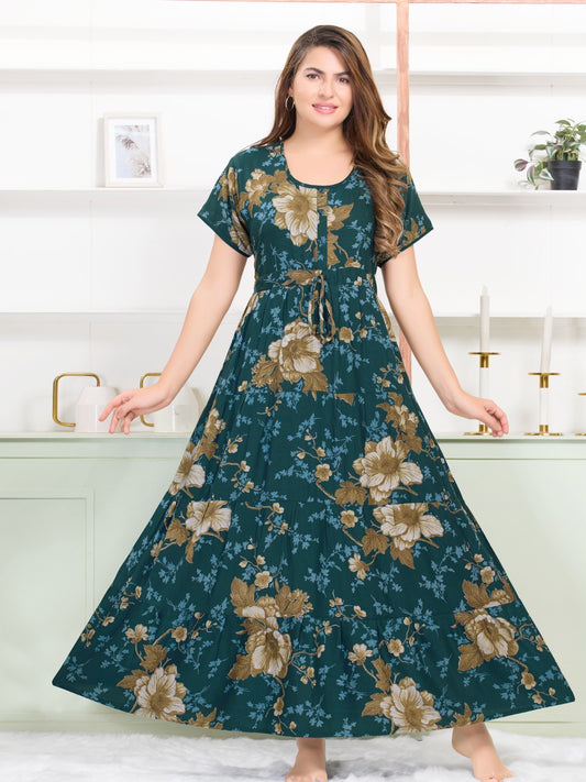 Alpine Flare Stylish Cotton Nighty – Lightweight Women’s Nightwear