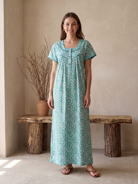 Casual Cotton Nighty for Ladies – Soft Fabric Nightwear for Daily Use