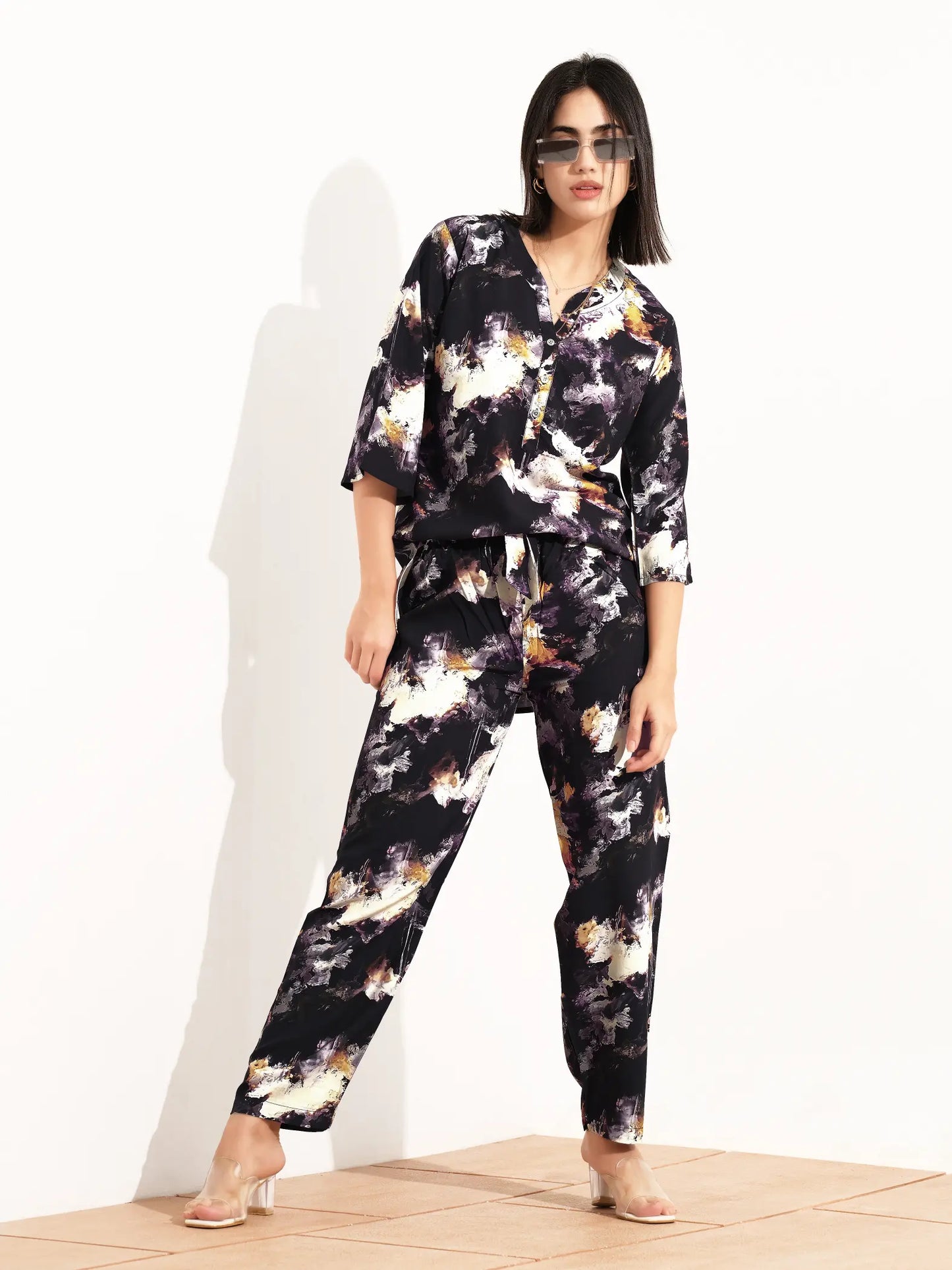Rayon Two-Piece Set