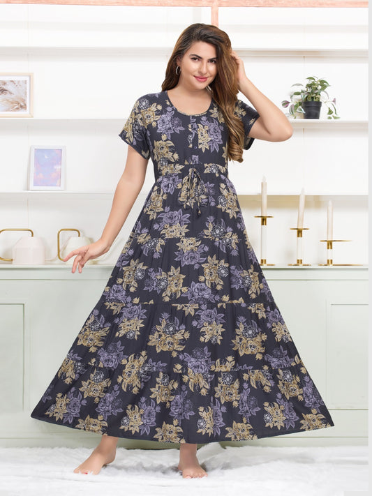 Alpine Flare Comfortable Nighty for Women – Soft Cotton Fabric