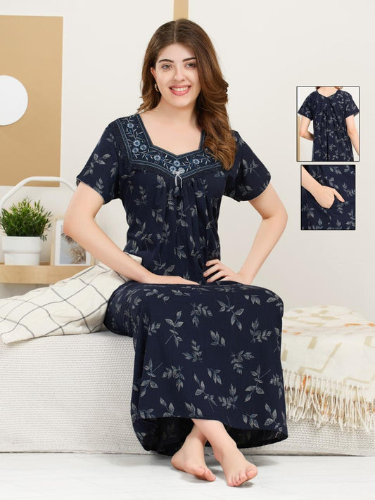 Women’s Crush Nighty Soft & Comfortable Daily Wear Nightdress