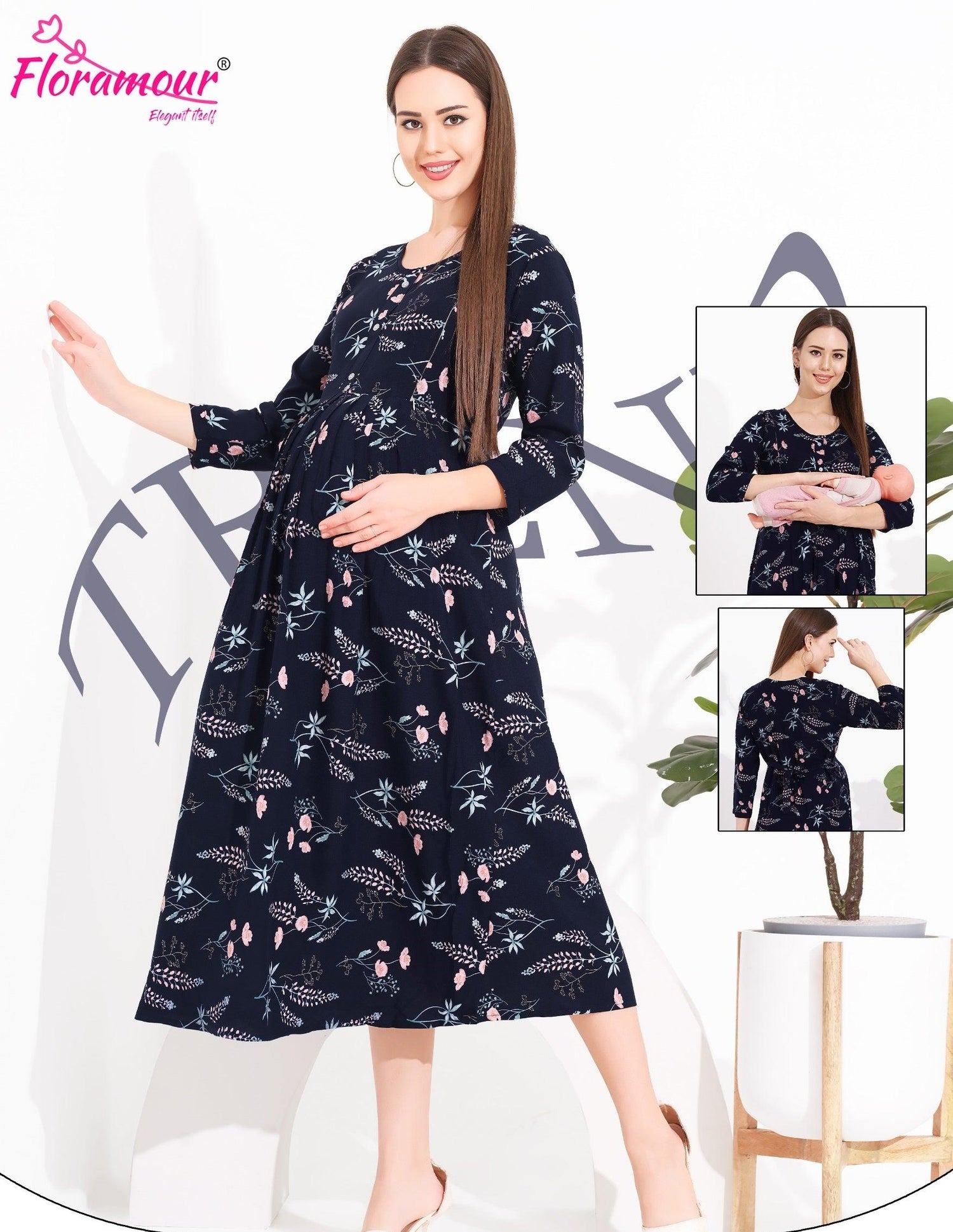 Premium Rayon Maternity Feeding Shorts - floramour.in