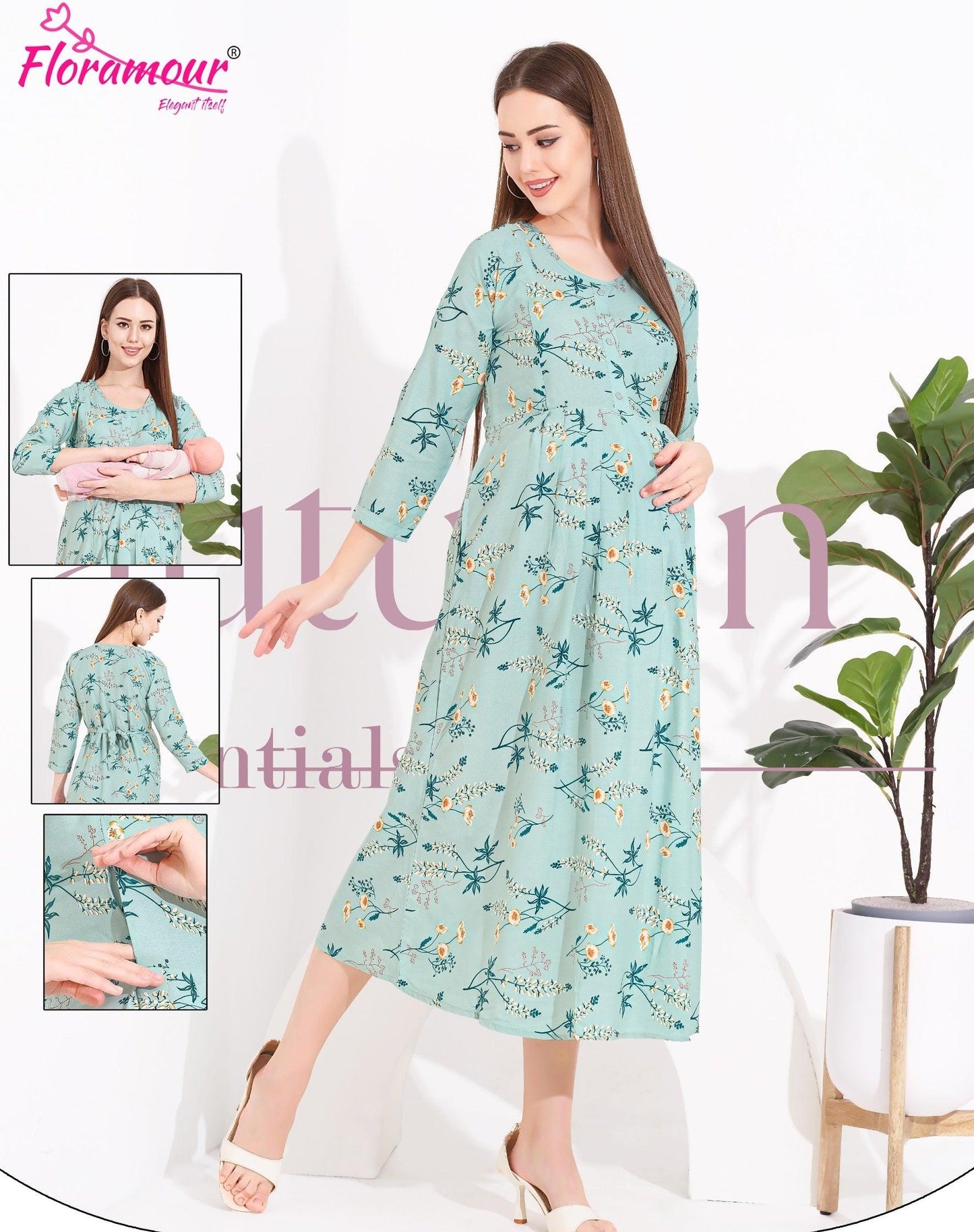 Trendy Rayon Maternity Feeding Shorts - floramour.in