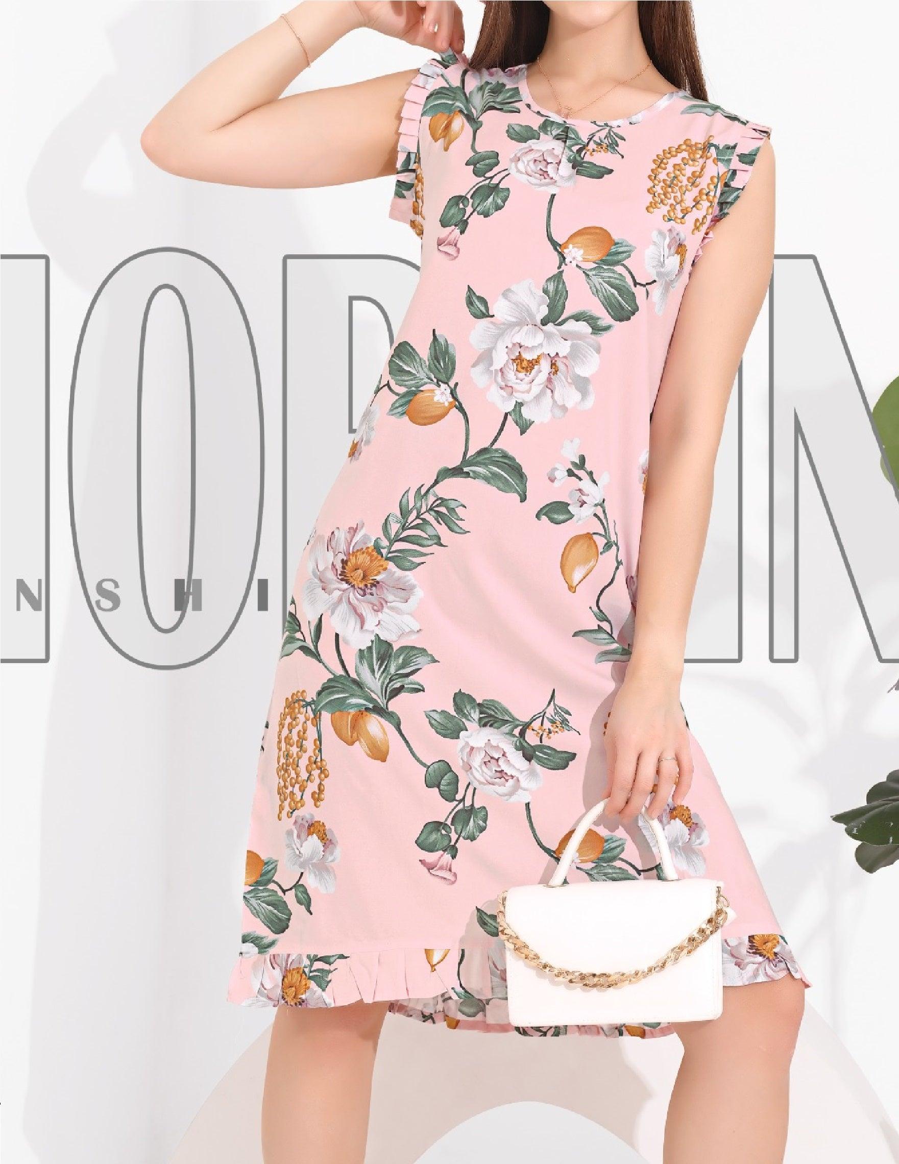 Elegant Short Rayon Nighty for Women - floramour.in