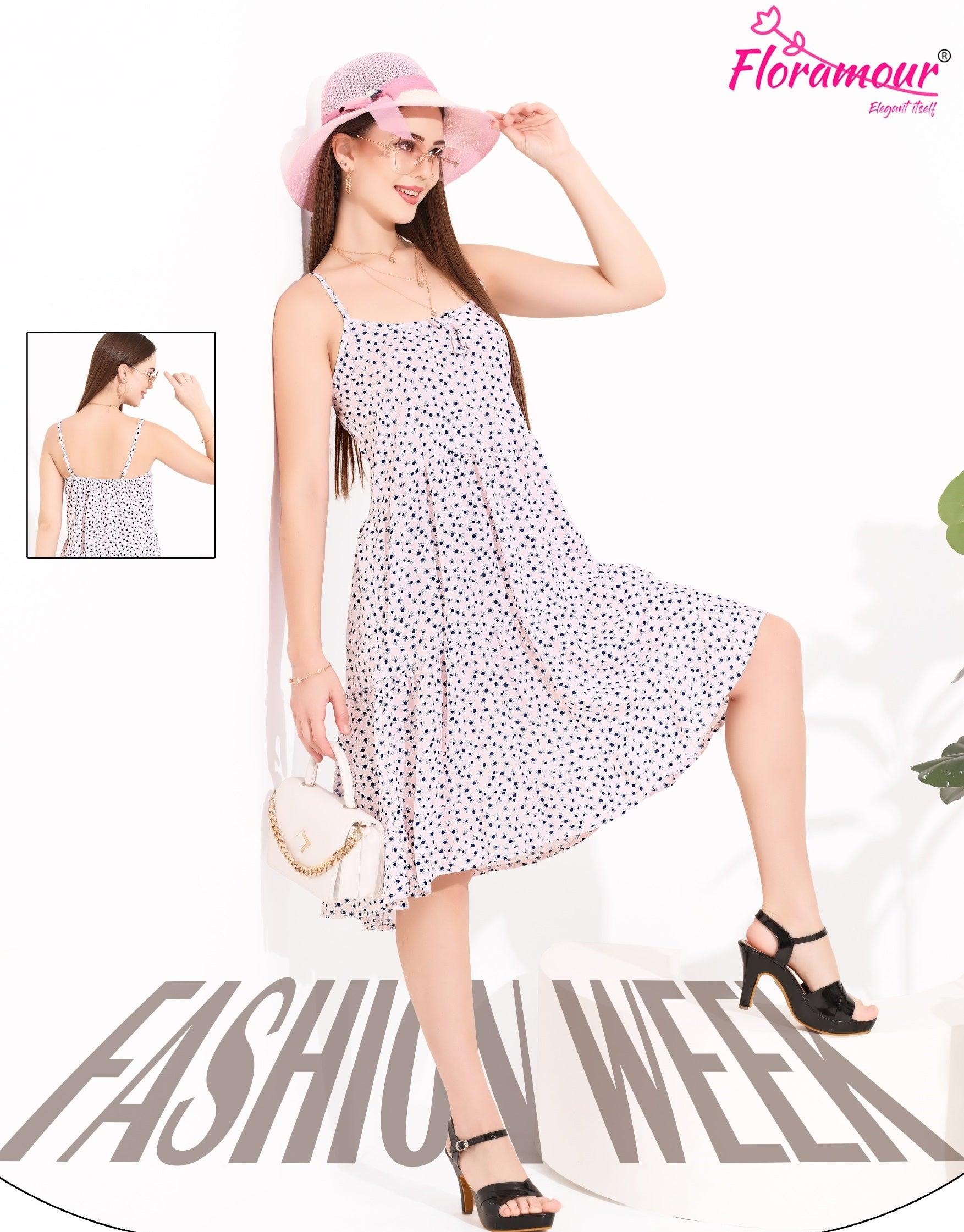 Lightweight Rayon Spaghetti Nighty for Comfort - floramour.in