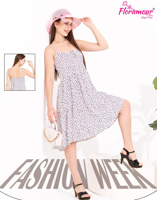 Lightweight Rayon Spaghetti Nighty for Comfort - floramour.in