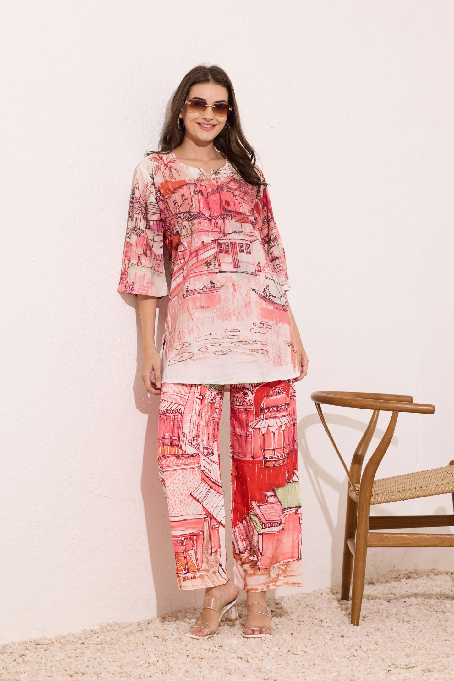 Soft Rayon Cord Set for Women – Trendy & Comfortable Loungewear