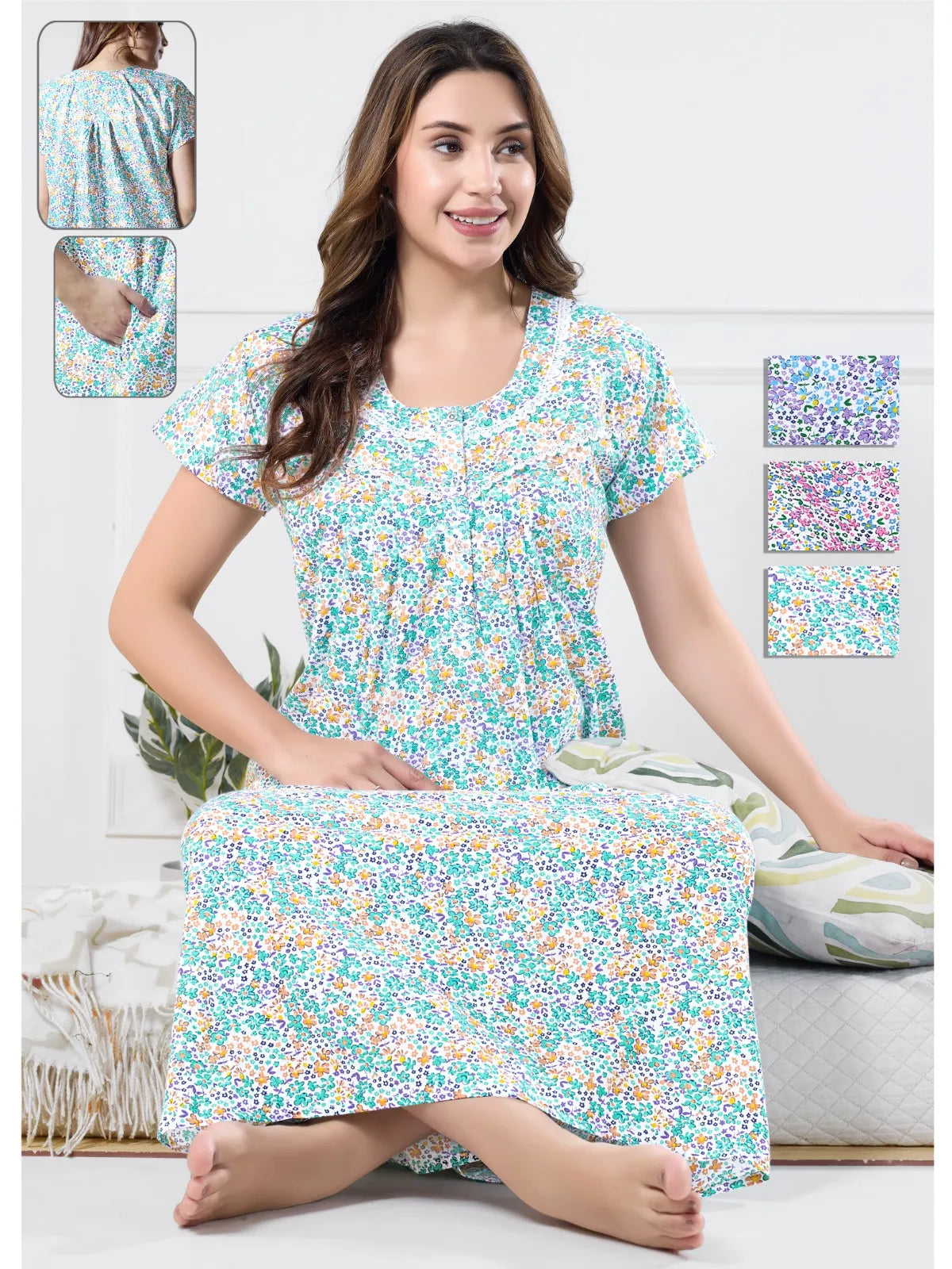 Trendy Cotton Nighty for Women – New Collection