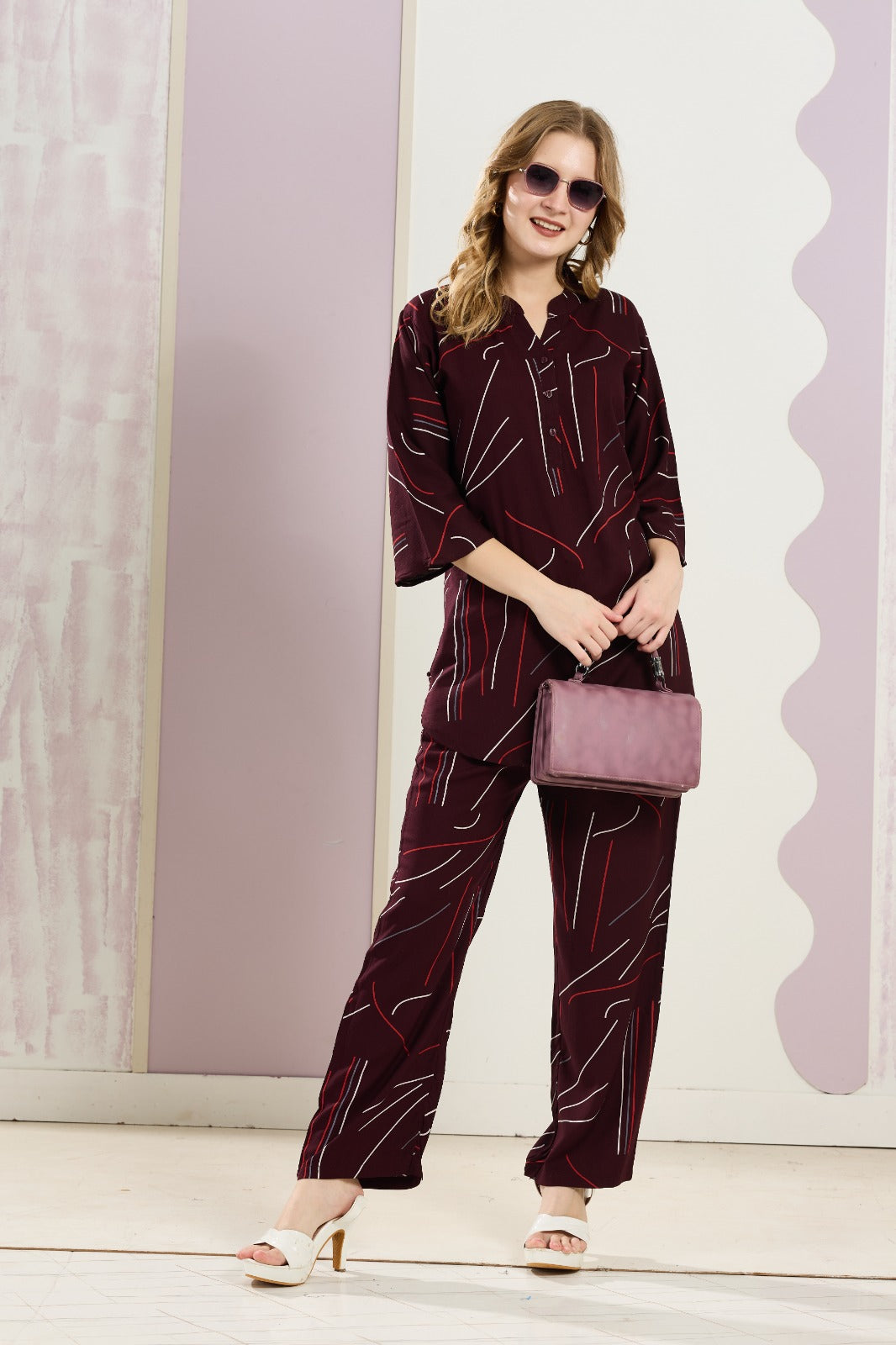Rayon Co-ord Set for Women | Chic & Comfortable Two-Piece Outfit