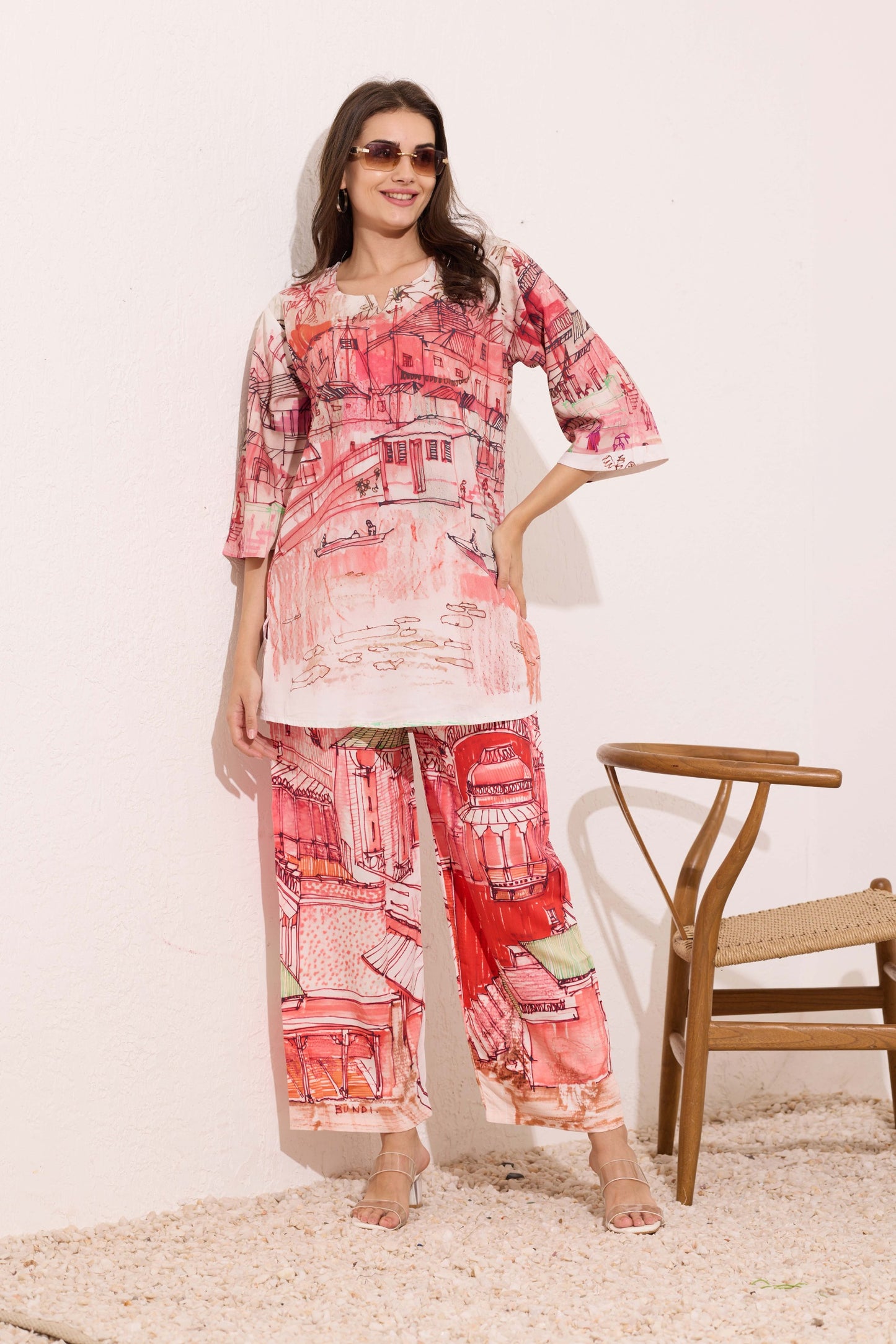 Soft Rayon Cord Set for Women – Trendy & Comfortable Loungewear