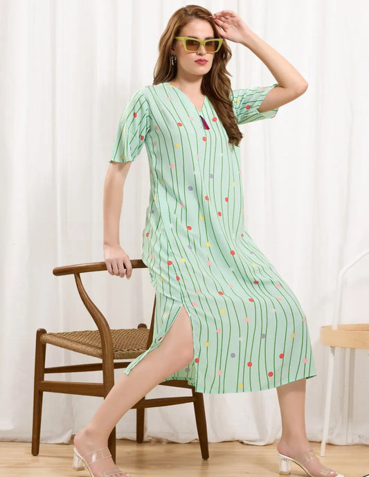 Stylish Rayon Short Nighty
