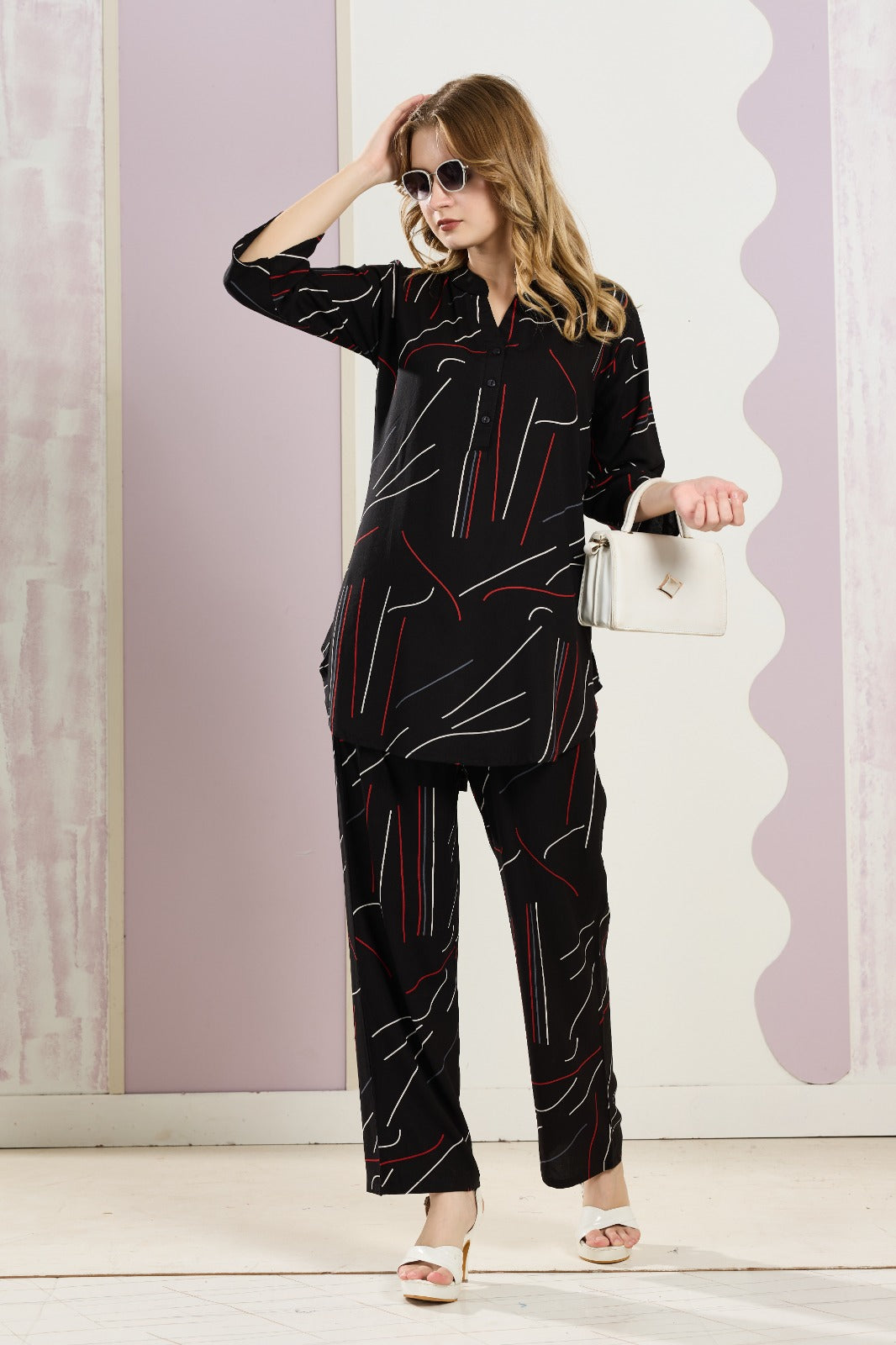 Premium Rayon Co-ord Set | Relaxed Fit Nightwear & Lounge Outfit