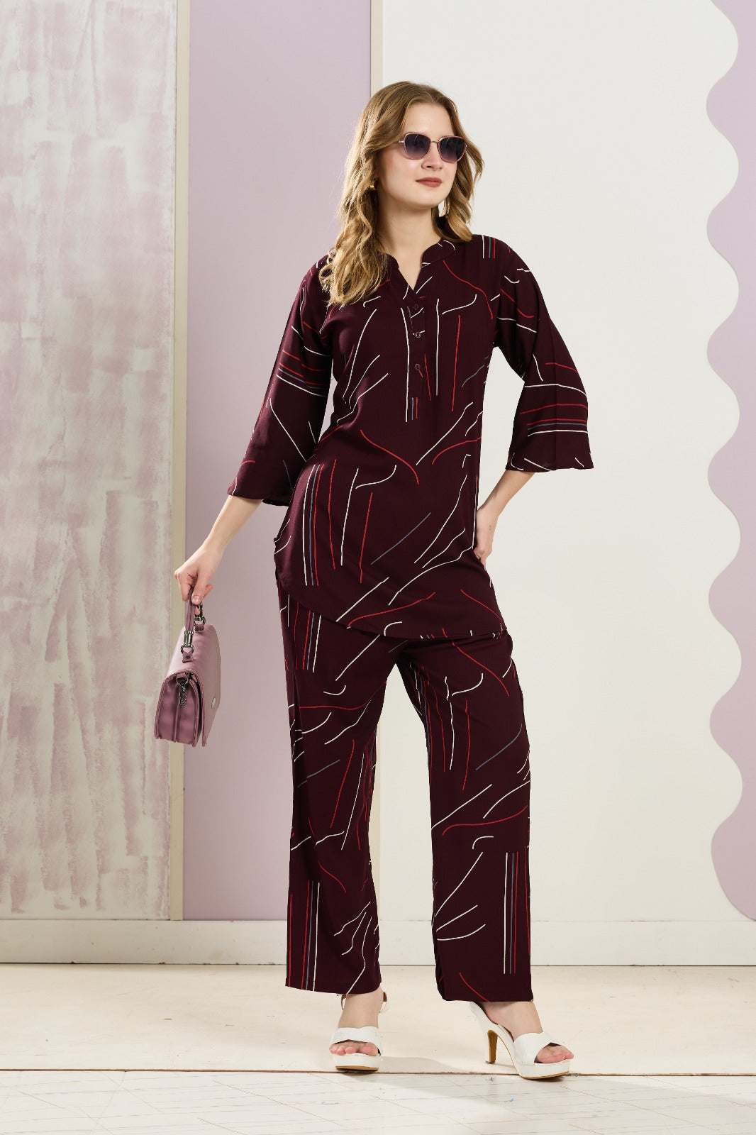 Rayon Co-ord Set for Women | Chic & Comfortable Two-Piece Outfit