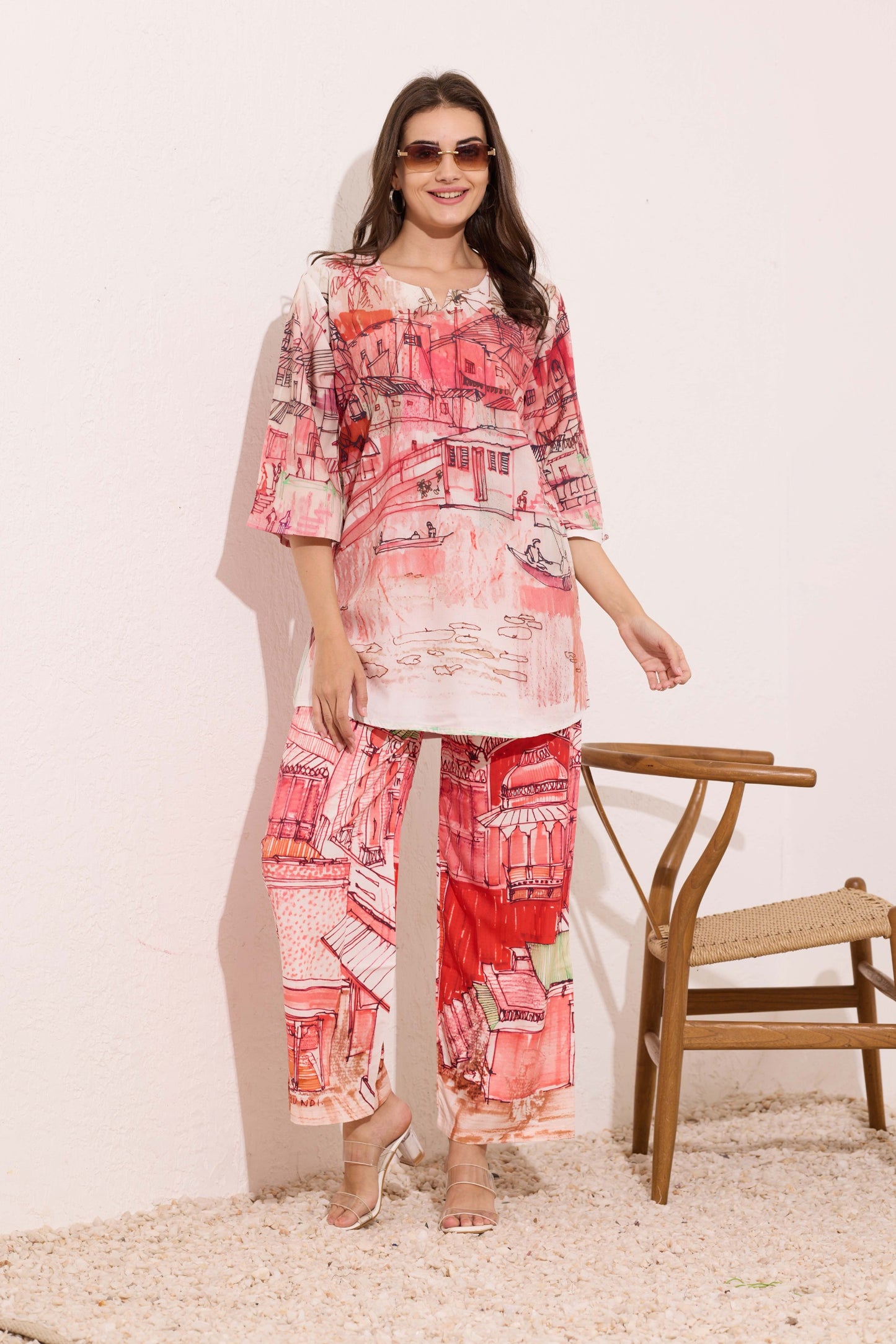 Soft Rayon Cord Set for Women – Trendy & Comfortable Loungewear