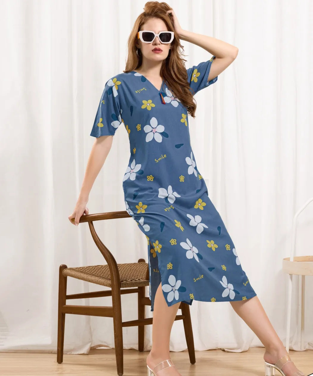 Trendy Rayon Short Nighty